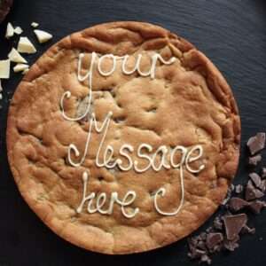 double chocolate personalised giant cookie uk delivery