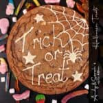 sweets trickortreat Left Space 2 | Trick or Treat Design - 10" Giant Cookie Cake With Sweets