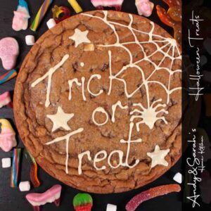 sweets trickortreat Left Space 2 | Trick or Treat Design - 10" Giant Cookie Cake With Sweets