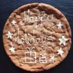 Happy Holidays Special Christmas giant cookie delivery uk