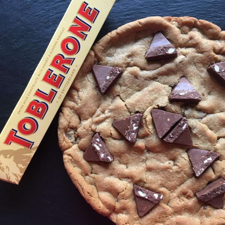 Toblerone Chocolate fully loaded giant cookie