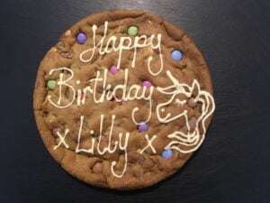 Gluten Free Rainbow Giant Personalised Cookie (10 Inch) 33 312F7F7D 4060 4280 A93C FC1E10285C7C 1 201 a 1 | Gluten Free Rainbow Giant Personalised Cookie (10 Inch)