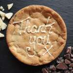 thank you giant cookie card 6 inch cookie
