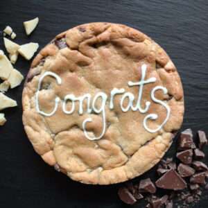 Congratulations Personalised Cookie Card 6 inch 30 congrats and congratulations gifts, giant cookie card next day delivery uk