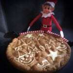 Elf on the shelf im back giant cookie for christmas gifts