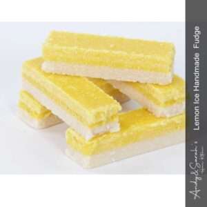 Coconut Ice - Lemon Handmade Fudge 4 lemon ice handmade fudge | Coconut Ice - Lemon Handmade Fudge