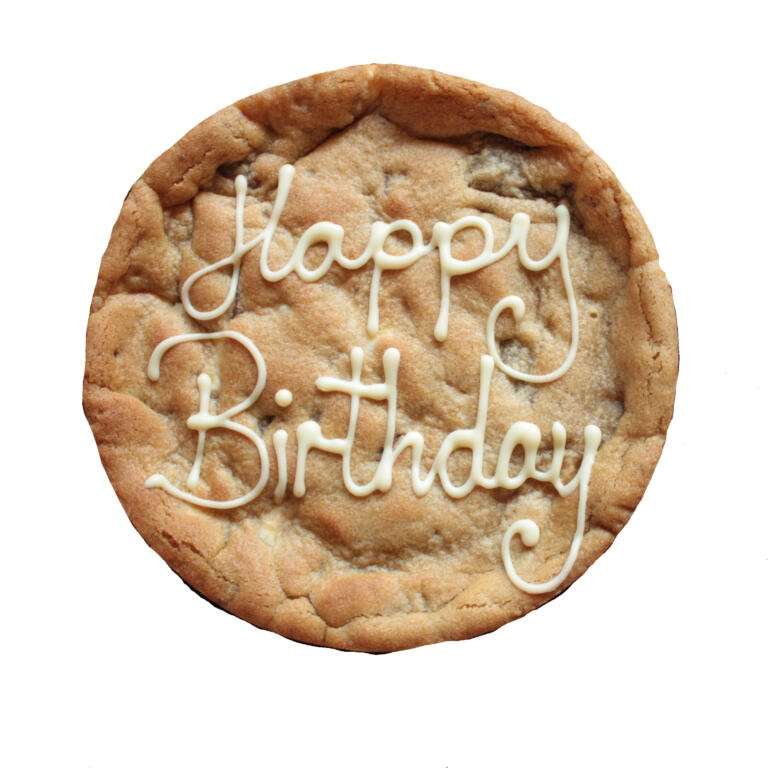 Happy Birthday Personalised Cookie Card 6 inch 27 happy birthday giant personalised cookie card