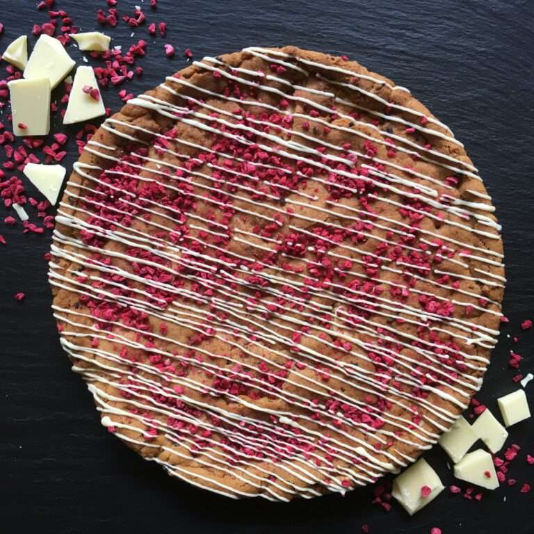 white chocolate and raspberry giant fully loaded cookie uk delivery free