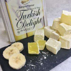 Banana Turkish Delight 16pc 220g 27 banana Turkish Delight fast uk delivery