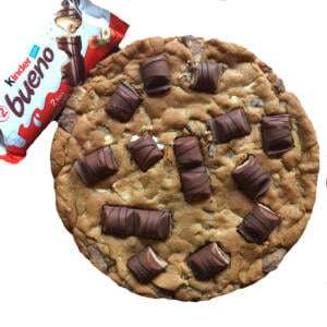 Kinder Bueno - XL 10 Inch Fully Loaded Giant Cookie Pie 32 Kinder Bueno Chocolate fully loaded giant cookie