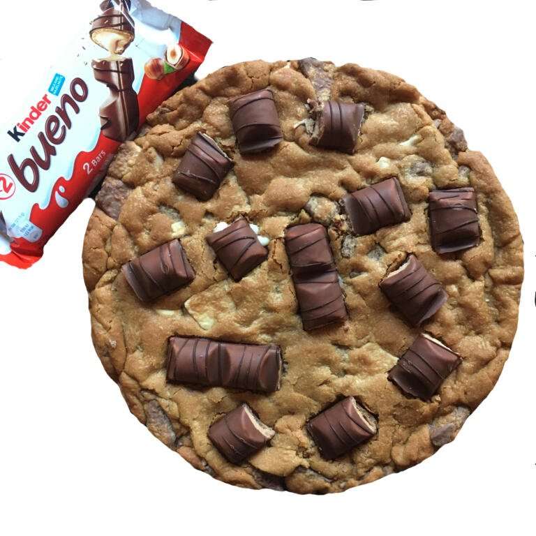 Kinder Bueno - XL 10 Inch Fully Loaded Giant Cookie Pie 27 Kinder Bueno Chocolate fully loaded giant cookie