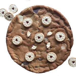 Jammy Dodgers - XL 10 Inch Fully Loaded Giant Cookie Pie 30 Jammy Dodgers fully loaded giant cookie