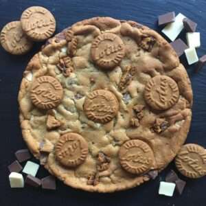 Lotus Biscoff Chocolate fully loaded giant cookie