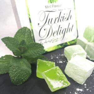Mint Turkish Delight 16pc 220g 26 mint Turkish Delight fast uk delivery
