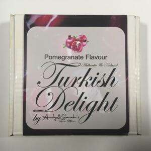 Pomegranate Turkish Delight 16pc 220g 28 pomegranate Turkish Delight fast uk delivery