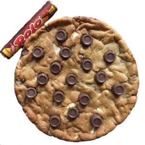 Rolo - XL 10 Inch Fully Loaded Giant Cookie Pie 31 Rolo Caramel Chocolate fully loaded giant cookie