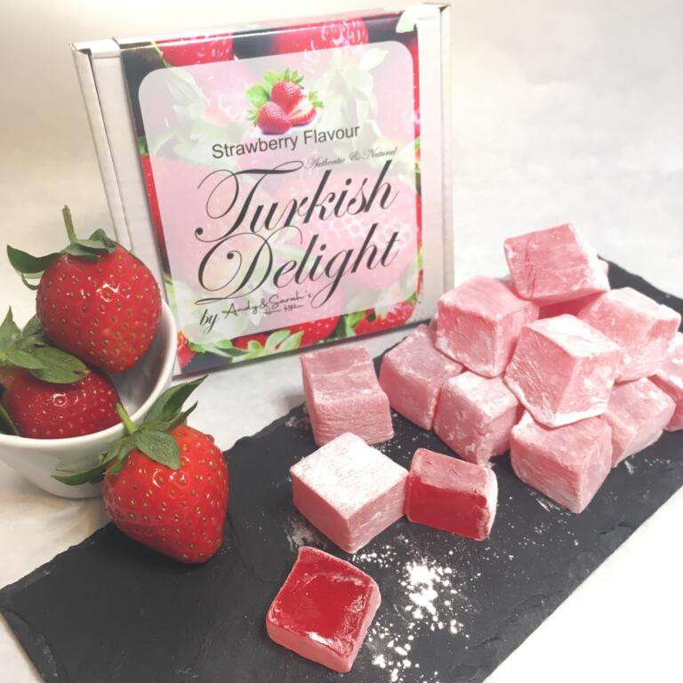 strawberry Turkish Delight fast uk delivery
