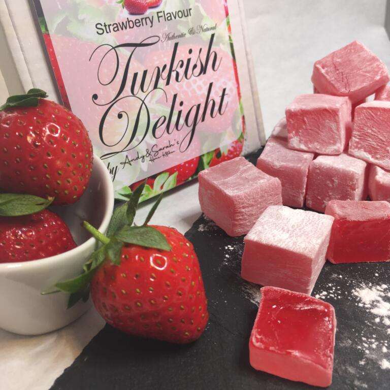 strawberry Turkish Delight fast uk delivery