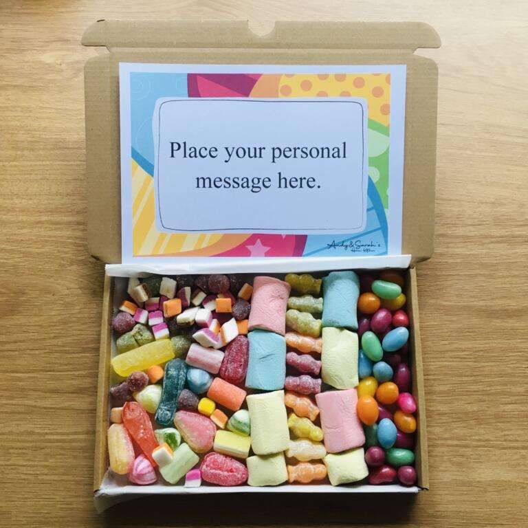 Personalised Sweets - Boxes of sweets personalised and dispatched uk