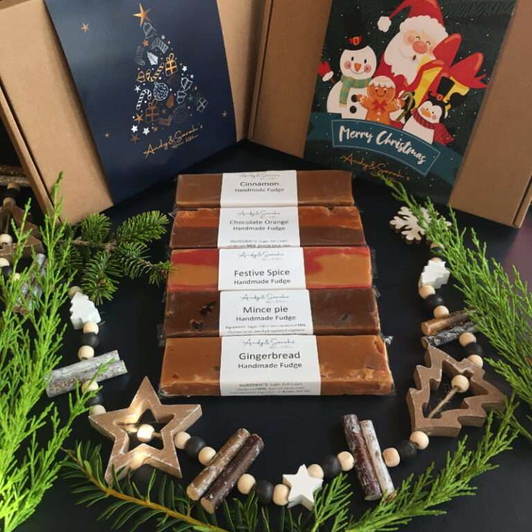 christmas special edition fudge gift box