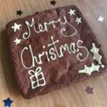 Christmas brownie gift box