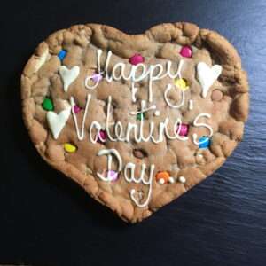 valentines heart shaped cookie gift box