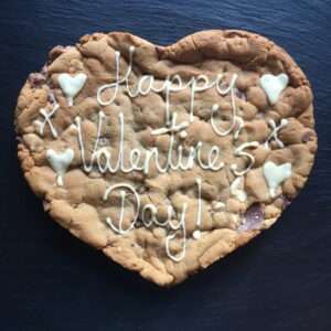 valentines heart shaped cookie gift box