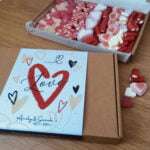 Letter box friendly uk delivery love heart sweet boxes personalised and love gift wrapped valentines day mothers day anniversary