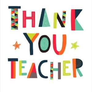 Thank You School Teacher Gifts