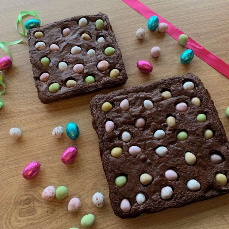 made with mini eggs ™ easter brownie treat delivered to your door next day delivery uk