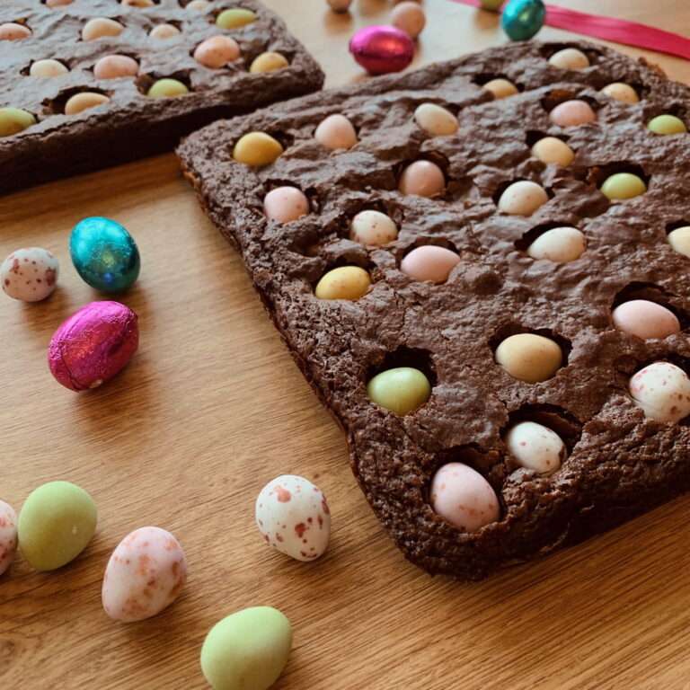made with mini eggs ™ easter brownie treat delivered to your door next day delivery uk