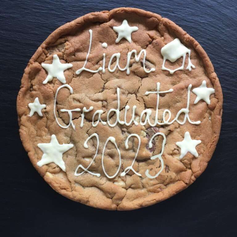 Personalised Graduation Gift- Name Graduated Year Giant Cookie