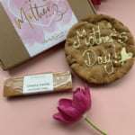 mothers day personalised cookie with fudge gift box hamper