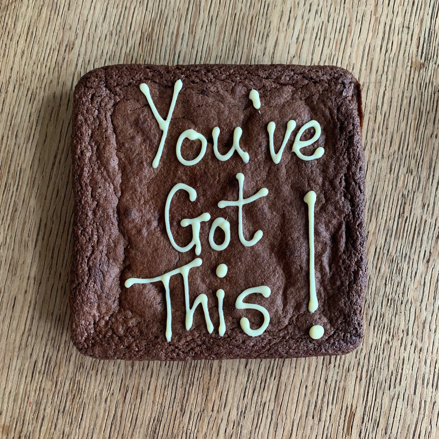 You've Got This brownie slab Chocolate lovers brownie heaven brownie box gift admiration exams support.