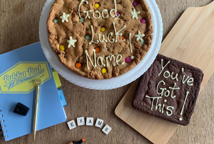 Study success, exam treats, Motivational treats, study treats, good luck, affirmation gifts, cookie, brownie
