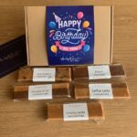 Happy Birthday Fudge gift box, handmade fudge, letterbox friendly