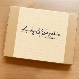 Gift wrap example personalised giant cookie and handmade fudge