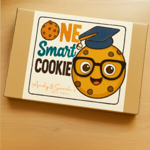 one smart cookie gift wrap personlised giant cookies